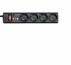 Eaton PS4D Spannungsschutz Schwarz, Weiß 4 AC-Ausgänge 220 - 250 V 1 m (PROTECTION STRIP 4 DIN - .)
