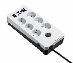 Eaton PB6D Spannungsschutz Schwarz, Weiß 6 AC-Ausgänge 220 - 250 V 1,5 m (Eaton Protection Box 6 DIN - strÃ¸mstÃ¸d)