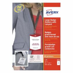 Avery 4834 Ausweisehülle/ -halter Namensschild-Halterung (Avery 4834 badge og badgeholder Emblem)