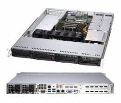 Supermicro A+ Server 1014S-WTRT Socket SP3 Rack [1U] Schwarz (1U BARE EPYC7002 4X3.5HS,Single AMD EPYC 7002 Sockel/ max.2TB DDR4-3200/ 2x 10GBase-T/ 4x 3.5 Hot-swap SATA3, Optional 4 U.2 NVMe [PCI-...