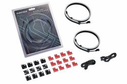 Phanteks PH-NELEDKT_CMBO Computer-Gehäuseteil Universal LED-Streifen (Phanteks Neon Digital RGB LED Strip Combo Set [400mm x 2])
