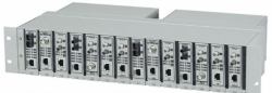 Black Box LMC200-2PS network equipment chassis Silver (Blackbox 14 SLOT POWER CHASSIS W/2 POWER SUPPLIES [1Year warranty])