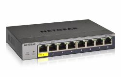 NETGEAR GS108T Managed L2 Gigabit Ethernet [10/100/1000] Grau 