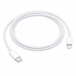 Apple MX0K2ZM/A Lightning-Kabel 1 m Weiß (Apple USB-C to Lightning Cable - Light)