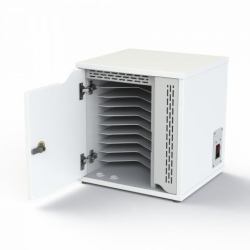 Loxit 7784 Wagen / Schrank für das Management mobiler Geräte Tisch- und Wandmontage Weiß (7784 - Tabinet 10 Desk & Wall Mounted USB Charge - White)