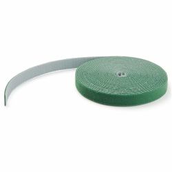 StarTech.com 25ft Hook and Loop Roll - Cut-to-Size Reusable Cable Ties - Bulk Industrial Wire Fastener Tape /Adjustable Fabric Wraps Green / Resuable Self Gripping Cable Management Straps (HOOK AND...