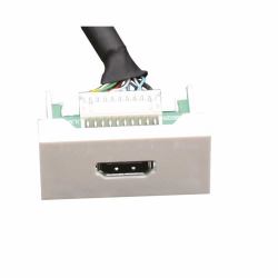 Garbot FA-2420-HDMI-F/F-P-20CM Steckdose Weiß (F22 HDMI Module. F/F. 20 cm. - White - Warranty: 12M)