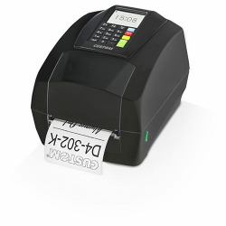 CUSTOM D4 302-K 203 x 203 DPI Kabelgebunden Direkt Wärme/Wärmeübertragung POS-Drucker (LABEL PRINTER D4 302-K DISPLAY - AND KEYBOARD USB RS232 BLACK)