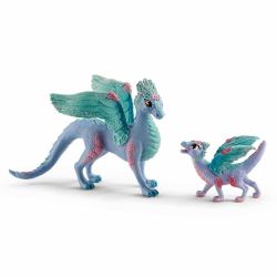 schleich BAYALA Blossom dragon mother and child (Schleich bayala - Blossom Dragon Mothe)