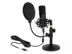 DeLOCK 66300 Mikrofon Schwarz (Delock Professional USB Condenser Micr)