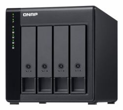 QNAP TL-D400S storage drive enclosure HDD/SSD enclosure Black, Grey 2.5/3.5" (4-bay desktop SATA JBOD expansion unit with a QXP-400eS-A1164 PCIe SATA host card and 1 SFF-8088 to SFF-8088 SAS/SATA 6...