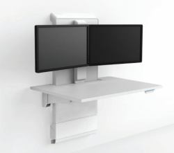 Ergotron 61-333-030 Computermöbelteil (JUV, WS Wall Mount, 70x120x2 [cm], 2mm ABS, LBR)