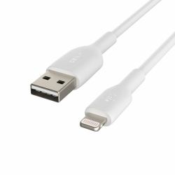 Belkin CAA001BT0MWH lightning cable 0.15 m White (LIGHTNING BLADE/SYNC CABLE - PVC MFI 15CM WHITE)