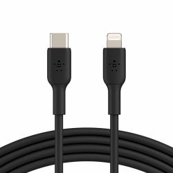 Belkin CAA003BT1MBK Lightning-Kabel 1 m Schwarz (LIGHTNING/USB-C CABLE - PVC MFI 1M BLACK)