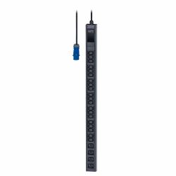 APC Easy Rack PDU, Basic, Null HE, 1-phasig, 3.7kW, 230V, 16A, 20 C13 und 4 C19 Ausgänge, IEC60309 2P+E Eingang (EASY PDU BASIC ZEROU 16A 230V - [20]C13 AND [4]C19 IEC309)