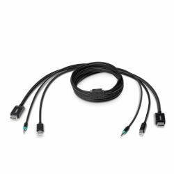 Linksys Belkin F1D9019B06T Tastatur/Video/Maus [KVM]-Kabel Schwarz 1,8 m 