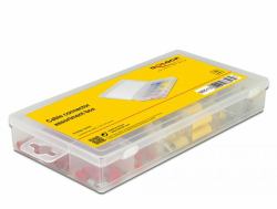 DeLOCK Cable connector assortment box 170 pieces coloured (Delock kabelforbindelsespakke)