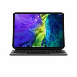 Apple MXQT2LB/A mobile device keyboard QWERTY US English Black (Apple Magic Keyboard - Keyboard and folio case - with trackpad - backlit - Apple Smart connector - US - for 10.9-inch iPad Air [4th g...