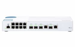 QNAP QSW-M408-2C Netzwerk-Switch Managed L2 10G Ethernet [100/1000/10000] Weiß 