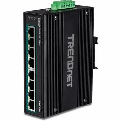 Trendnet TI-PG80B Netzwerk-Switch Gigabit Ethernet [10/100/1000] Power over Ethernet [PoE] Schwarz 