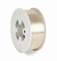 Verbatim 55051 3D-Druckmaterial Polyethylenterephthalatglycol [PETG] Transparent 1 kg (3D Printer Filament PET-G 1.75MM 1KG T)