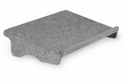 BakkerElkhuizen Q-doc 100 Circular Light Grey (BakkerElkhuizen Q-doc 100 Circular Document Holder-Light Grey. Manufactured from ECO friendly PET felt. Includes 5 years warranty / lifelong with regi...