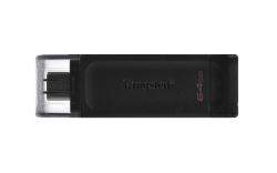 Kingston Technology DataTraveler 64GB USB-C 3.2 Gen 1 70 (64GB 70 USB 3.2 TYPEC PEN CAP)
