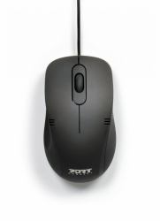 Port Designs Pro Lite Maus Büro Beidhändig USB Typ-A Optisch 1000 DPI 