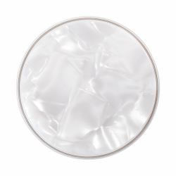 PopSockets Acetate Handy/Smartphone Perleffekt, Weiß (PopSockets Swappable PopGrip - fingerg)