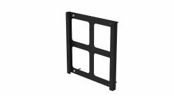 LocknCharge LNC10317 Multimedia Rollwagen-Zubehör Schwarz Stahl Montageset (FUYL Tower 5Mk2 Wall Mount Kit)