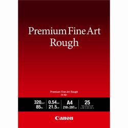 Canon FA-RG1 Premium Fine Art Rough Paper, A4, 25 Blatt (Canon Premium FA-RG1 - Rau - 21,5 Mil - A4 [210 x 297 mm] - 320 g/mÂ² - 25 Blatt Kunstpapier - fÃ¼r imagePROGRAF PRO-1000)