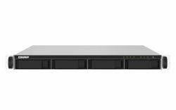 QNAP TS-432PXU-RP NAS Rack [1U] Annapurna Labs Alpine AL-324 2 GB DDR4 0 TB Black (4-Bay AL324 quad-core 1.7 GHz rackmount NAS with 250W redundant PSU 2GB DDR4 UDIMM RAM [max 16GB] SATA 6Gb/s 2x 10...