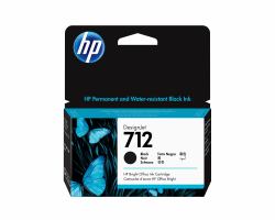 HP 712 Schwarz DesignJet Druckerpatrone, 38 ml (HP 712 38-ML BLACK DESIGNJET - INK CARTRIDGE)