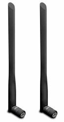DrayTek ANT-1205 Netzwerk-Antenne Omnidirektionale Antenne RP-SMA 5 dBi (Draytek ANT-1205B 5dB WiFi Aerial Black)