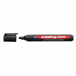 Edding 300 Permanent-Marker Schwarz 10 Stück[e] (e-300 Permanent Marker A8 bullet black [10])