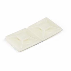 StarTech.com CBMCTM2 Kabelbinderhalterung Weiß Nylon 100 Stück[e] (100 PACK OF SELF-ADHESIVE CABLE - TIE MOUNTS MED)