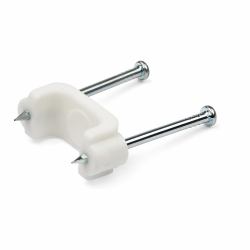 StarTech.com CBMDNMCC1 Kabelklammer Weiß 100 Stück[e] (100 Cable Clips with Nails /Clamps/Tacks)
