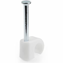StarTech.com CBMNMCC2 Kabelklammer Weiß 100 Stück[e] (100 PACK OF NAIL MOUNTED CABLE - CLIP MEDIUM)