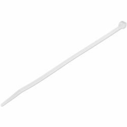 StarTech.com 8"[20cm] Cable Ties - 1/8"[4mm] wide, 2-1/8"[55mm] Bundle Diameter, 50lb[22kg] Tensile Strength, Nylon Self Locking Zip Ties w/ Curved Tip - 94V-2/UL Listed, 1000 Pack - White (1000 PA...