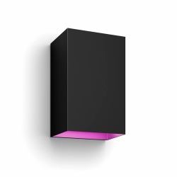 Philips Hue White and Color ambiance Resonate Outdoor Wandleuchte schwarz (Philips Hue Outdoor Resonate VÃ¦glampe)