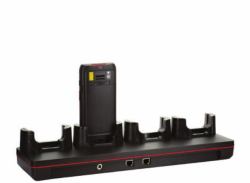 Honeywell CT40-NB-UVB-2 mobile device dock station Black (CT40 BOOTED 4 BAY NET BASE KIT - INCLUDES NET BASE PSU EU)
