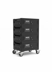 Port Designs 901975 portable device management cart/cabinet Portable device management cabinet Black (CHARGING CABINET FOR NOTEBOOK TYPE C - 6 UNIT 901975)