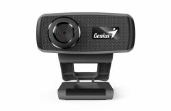 Genius Computer Technology FaceCam 1000X Webcam 1 MP 1280 x 720 Pixel USB Schwarz (Genius FaceCam 1000X HD WebCam V2, 1280x720, True-to-life HD 720p with Built-in Microphone, For Skype, FaceTime, H...