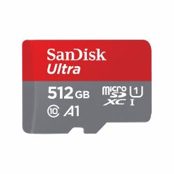 SanDisk Ultra microSD 512 GB MicroSDXC UHS-I Klasse 10 (SanDisk Ultra - Flash-Speicherkarte [microSDXC-an-SD-Adapter inbegriffen] - 512 GB - Class 10 - microSDXC UHS-I)