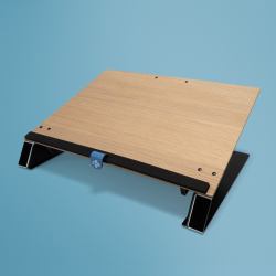 R-Go Tools Dokumentenhalter R-Go Read2Write, geeignet zum Lesen und Schreiben, ergonomisch, mit Handgelenkstütze, Eichenholz (READ2WRITE DOCUMENT HOLDER - OAK WOOD)