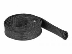 DeLOCK 19169 Kabelmuffe Schwarz (Delock Braided Sleeve with zip fastene)