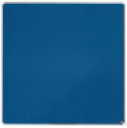 Nobo Premium Plus insert notice board Indoor Blue Aluminium (Nobo 1915190 Premium Plus Blue Felt Notice Board 1200x1200mm)