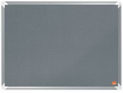 Nobo Premium Plus Felt Notice Board 600x450mm (Nobo 1915194 Premium Plus Grey Felt Notice Board 600x450mm)