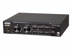 ATEN 4 x 2 True 4K Präsentation Matrix Switch mit Skalierung, DSP und HDBaseT-Lite (ATEN VP1421 4 x 2 True 4K Presentation Matrix Switch - Video/audio switch - desktop)