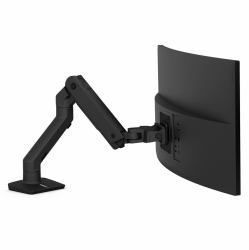 Ergotron HX Series 45-475-224 monitor mount / stand 124.5 cm [49"] Desk Black (HX DESK MONITOR ARM MBK - )